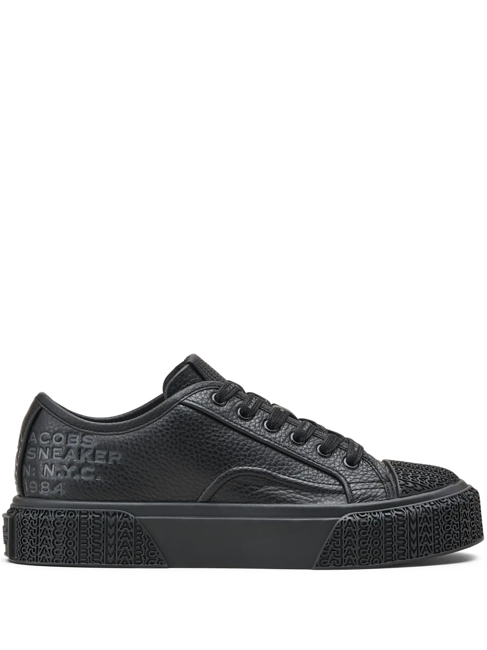 Кроссовки The Leather MARC JACOBS, черный