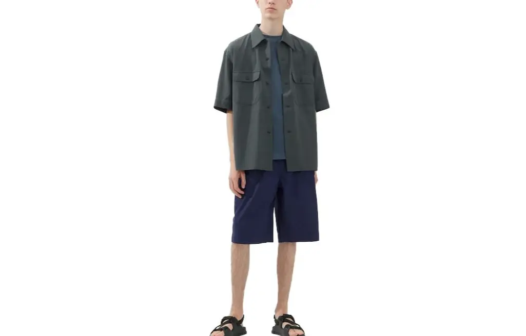 

U Коллекция Повседневные Шорты Мужские Темно-Синие Uniqlo, темно-синий