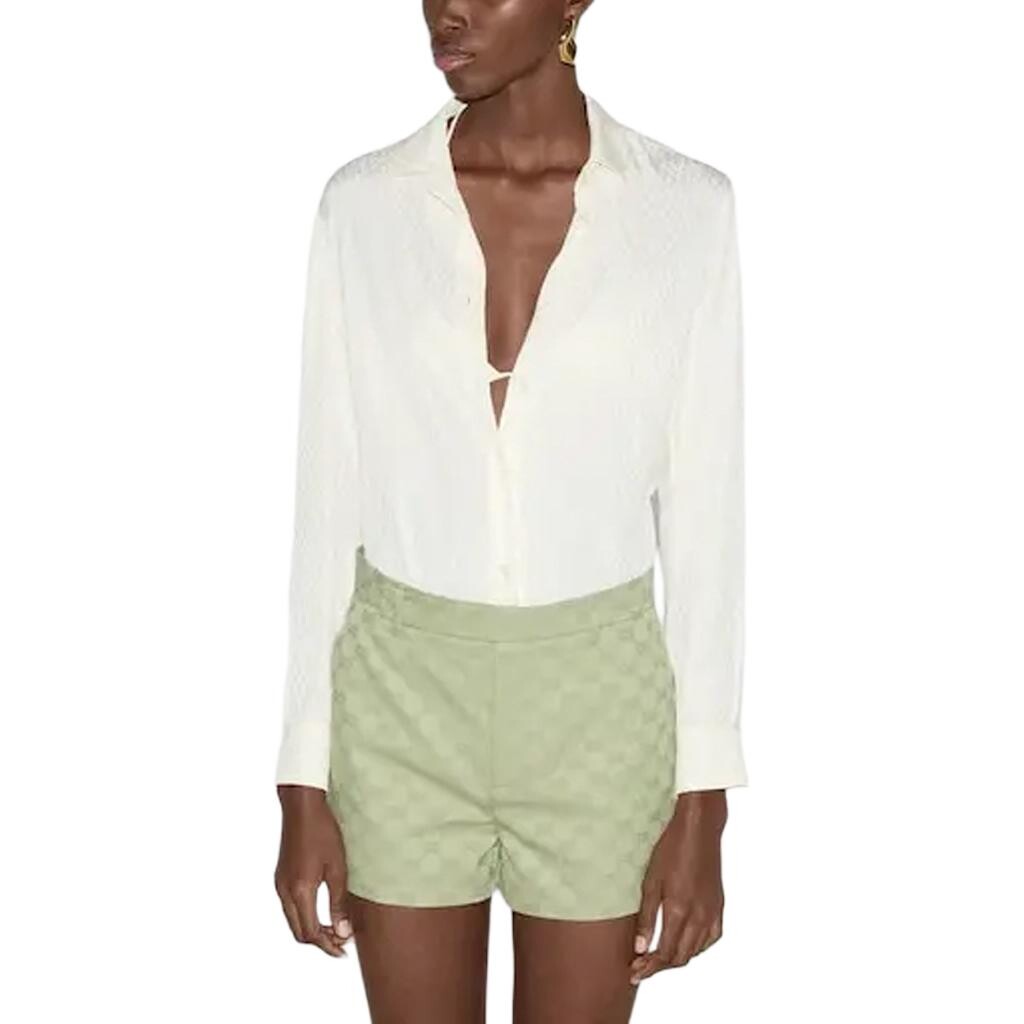 Костюм-рубашка женский бежевый Gucci — фото 4