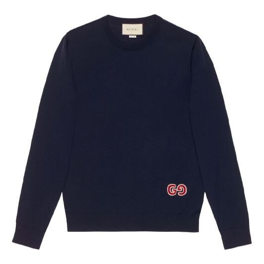 

Свитер ss21 wool jumper 'navy' Gucci, синий