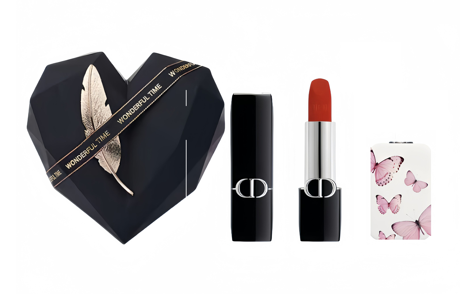 

DIOR Набор одежды vivid blue gold obsidian heart box велюр натуральный долговечный 3 шт, подарок для девушки