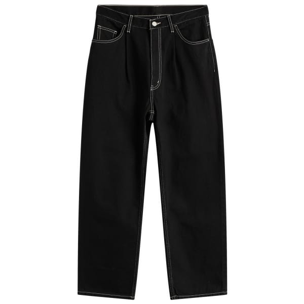 

Широкие зауженные джинсы Beams, черный