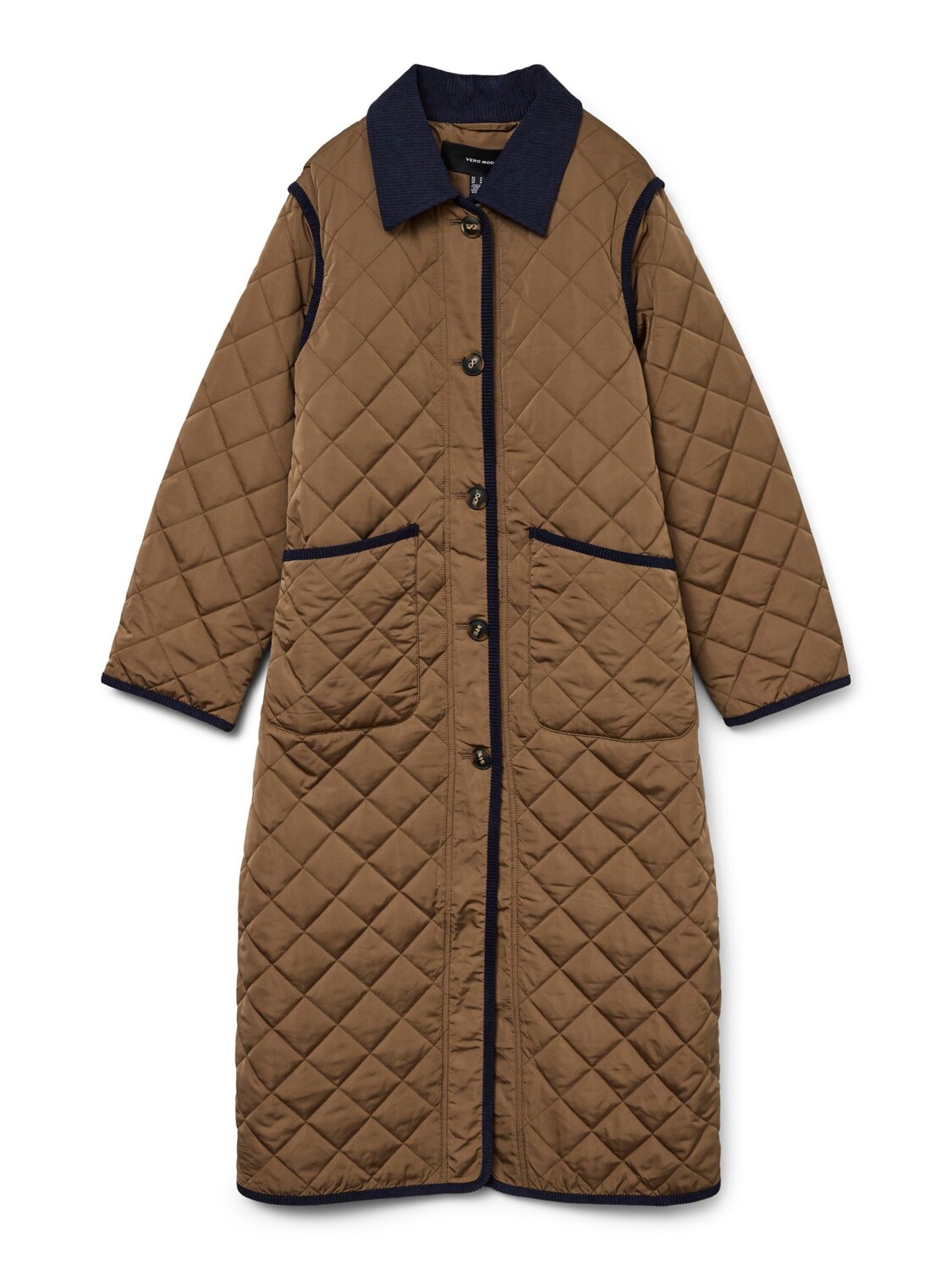 

Vero Moda Curve Зимняя куртка в темно-зеленом цвете