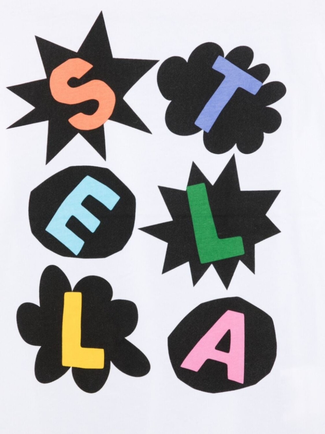 Stella McCartney Kids футболка с логотипом, белый — фото 3