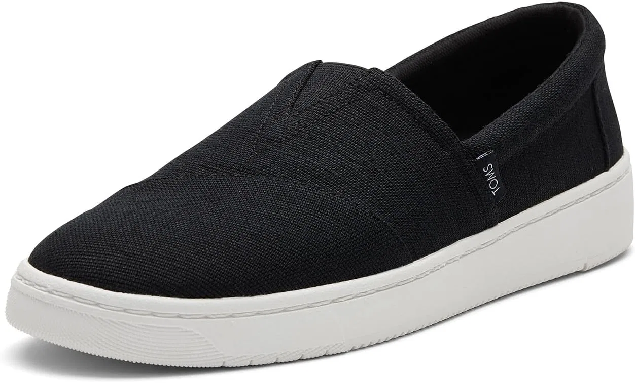 Мужские кроссовки TOMS Trvl Lite Alpargata, Black Heritage Canvas — фото 2