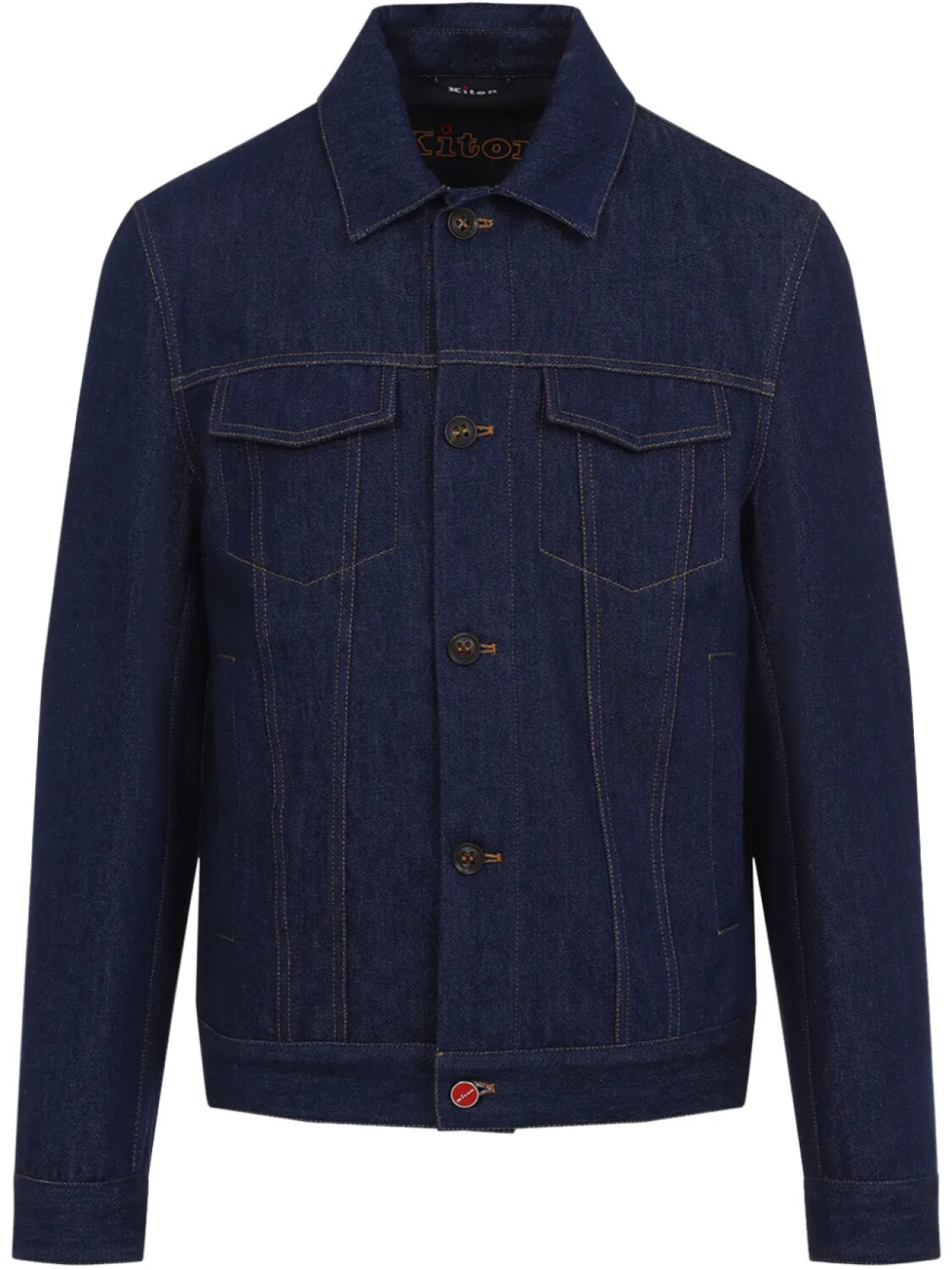 

Джинсовая куртка Kiton, синий