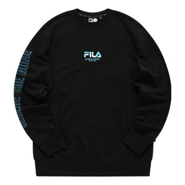 

Свитер knitted pullover sweatshirt 'black blue' Fila Fusion, черный