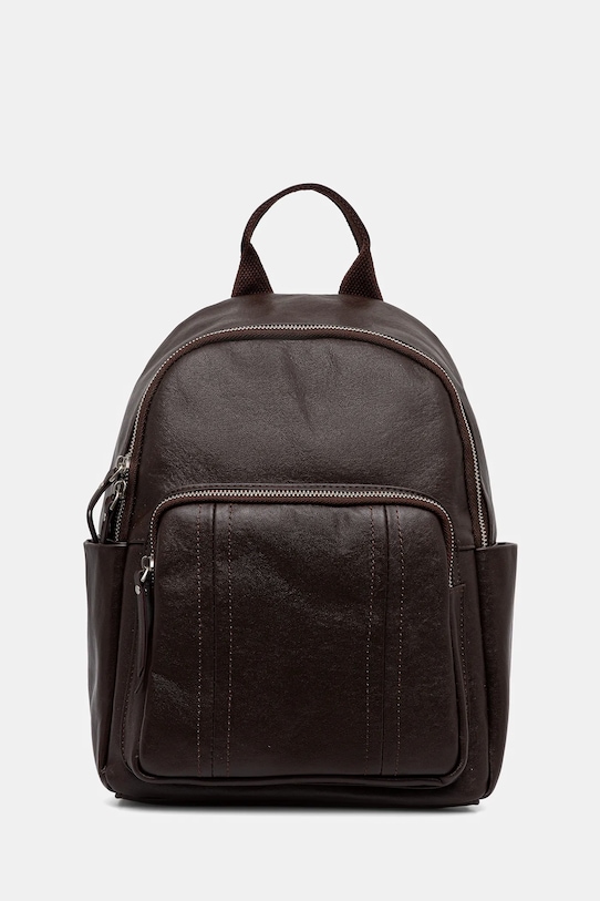 

Кожаный рюкзак Answear.Lab, коричневый
