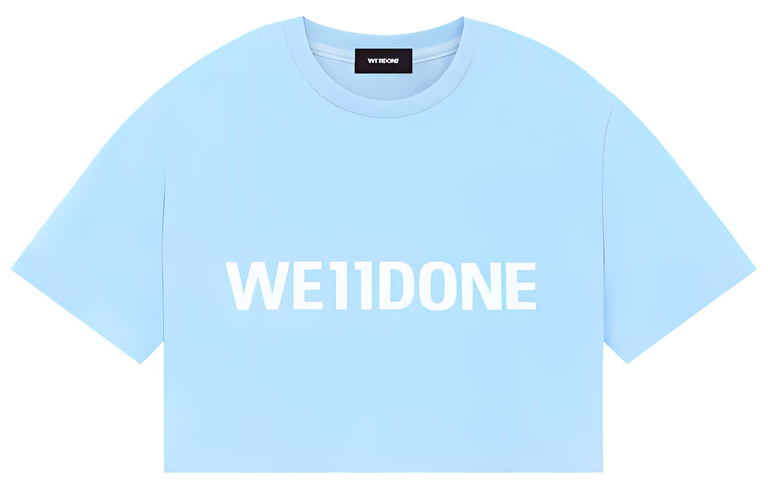 

Футболка женская синяя SS23 WE11DONE