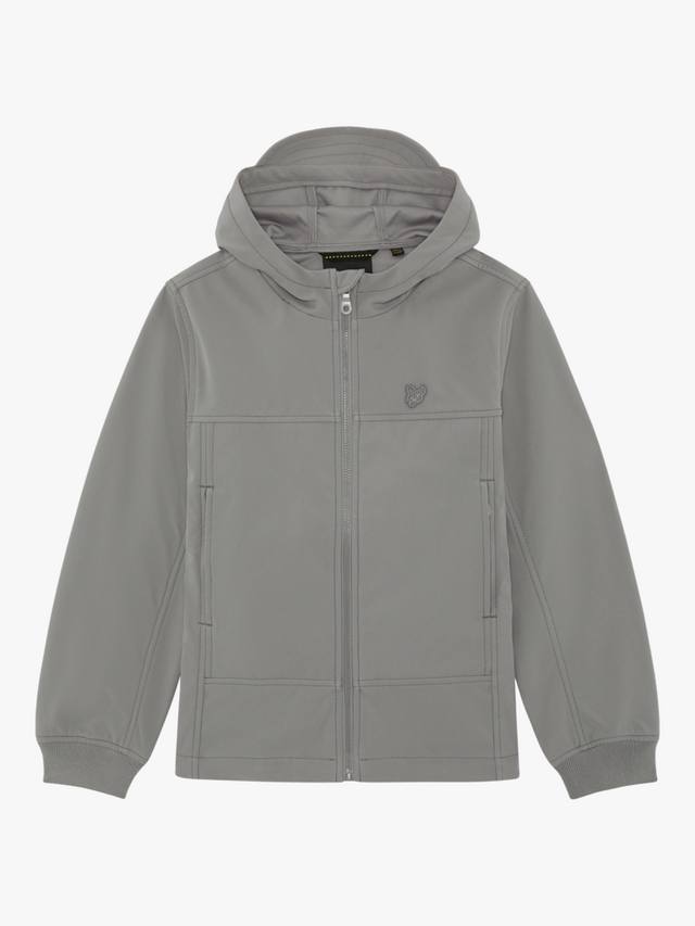 

Детская куртка-шелл с капюшоном Lyle & Scott, Grey