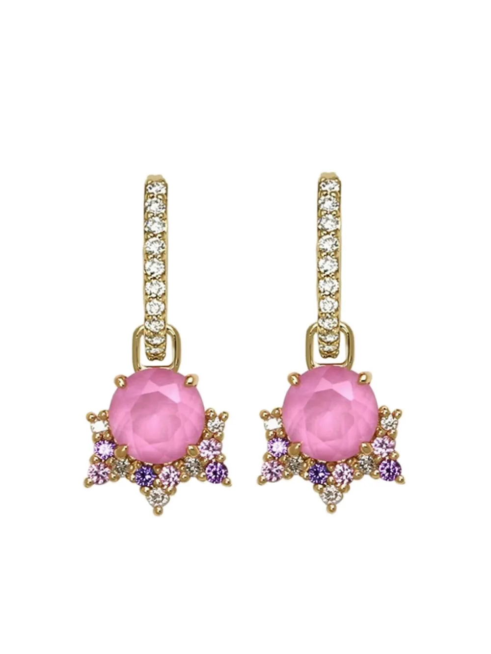 

Серьги Celestial из желтого золота с бриллиантами и сапфирами Lark & Berry, золотой
