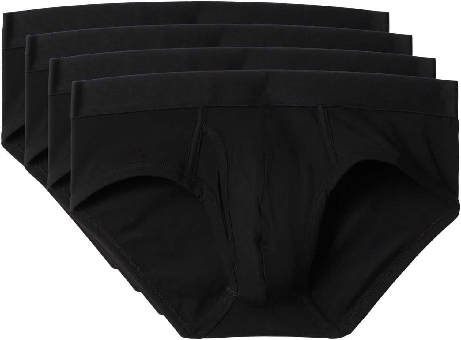 

Трусы PACT Organic Cotton Brief 4-Pack, черный