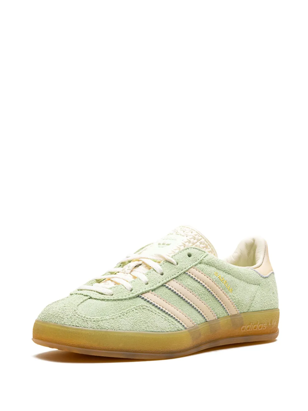 Кроссовки Gazelle Indoor Semi Green Spark Adidas, зеленый — фото 4