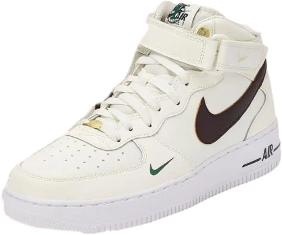 Кроссовки Nike Air Force 1 Mid '07 Lv8 мужские, Sail Brown Basalt Malachite — фото 2