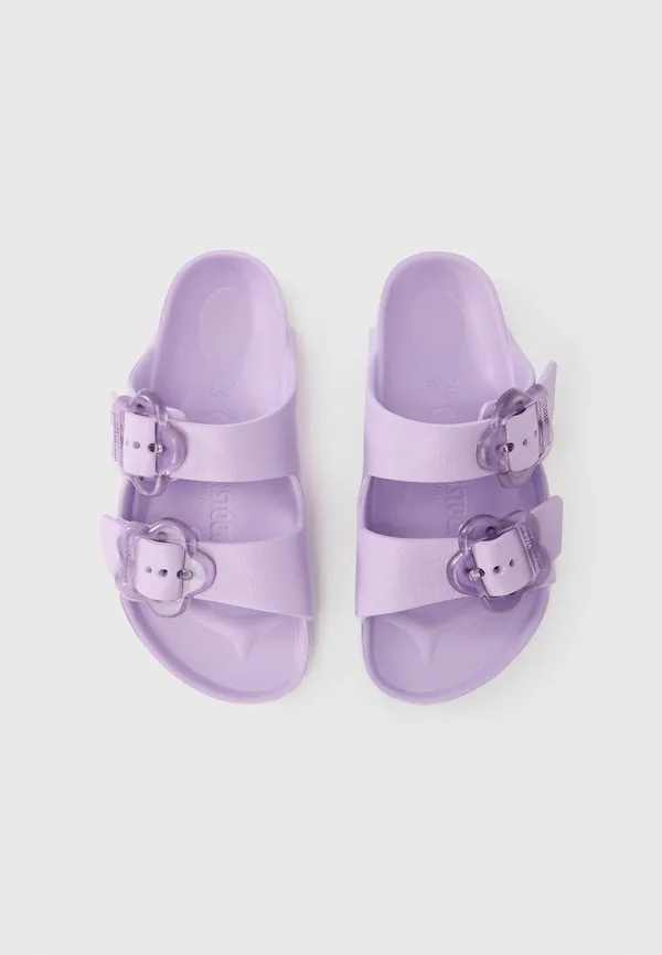 Детские узкие сандалии arizona eva с цветочной пряжкой Birkenstock, Crocus — фото 4