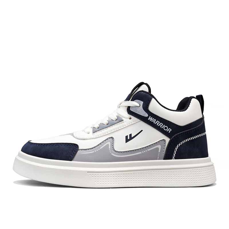 

Кроссовки Mid top Skateboard для мужчин WARRIOR, бежевый темно-синий серый