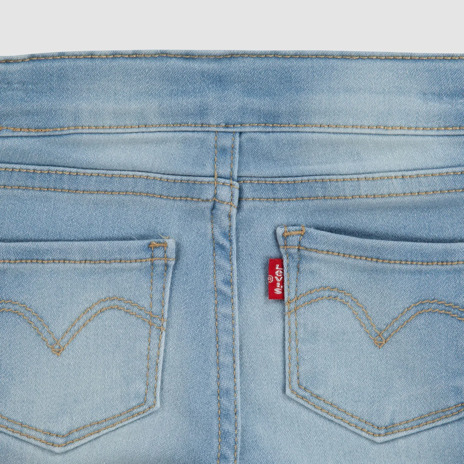 Детские джеггинсы для девочек 3-9 месяцев Levi's, Light Wash — фото 4