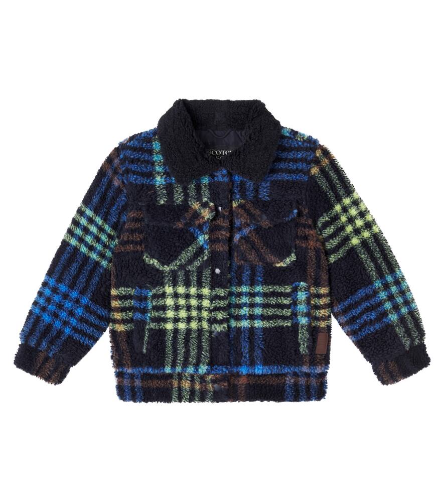 

Проверенная куртка из плюша Scotch & Soda Kids, Sky Captain/Mustang/Check