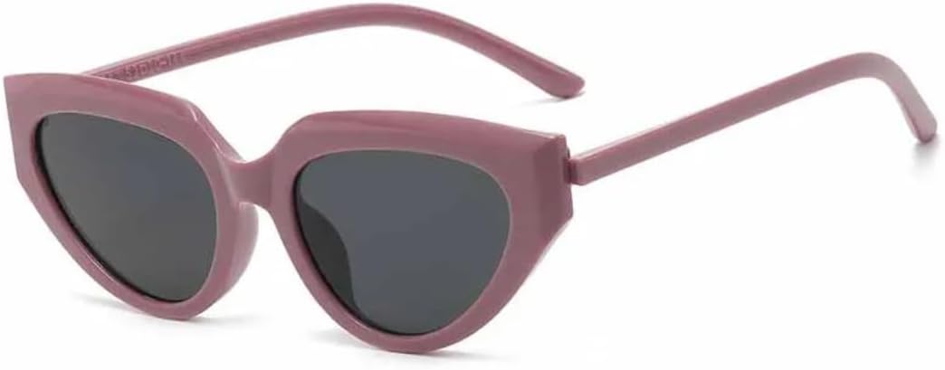 

Солнцезащитные очки с защитой UV400 | Панк-стиль "кошачий глаз" | Серые линзы | для женщин и мужчин | для занятий спортом на открытом воздухе и вождения DSVIGF, Purple Gray