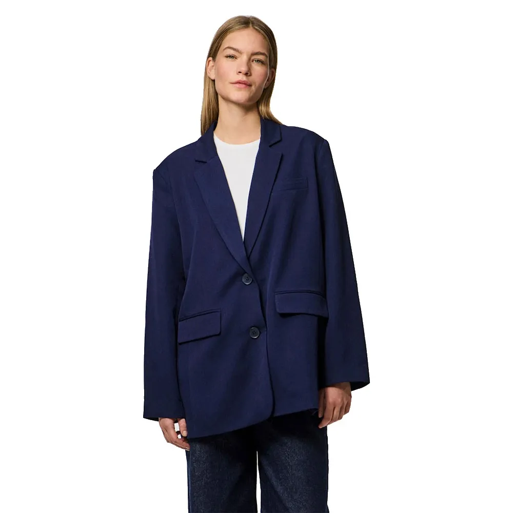 

Блейзер Pieces Kamil Loose Fit, синий