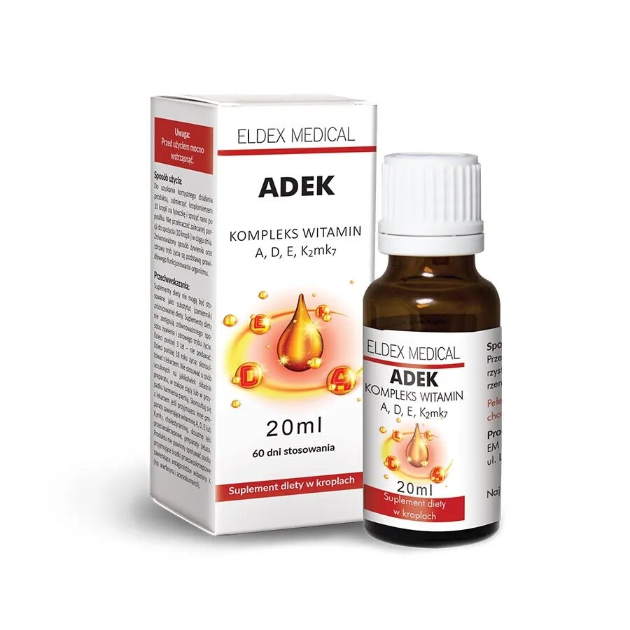 

БАД, Eldex Medical, Витамины ADEK, 20мл