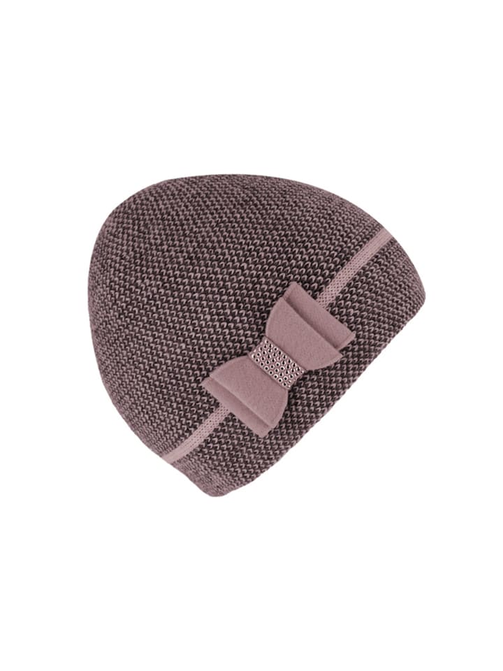 

Fiebig Розовая вязаная шапка