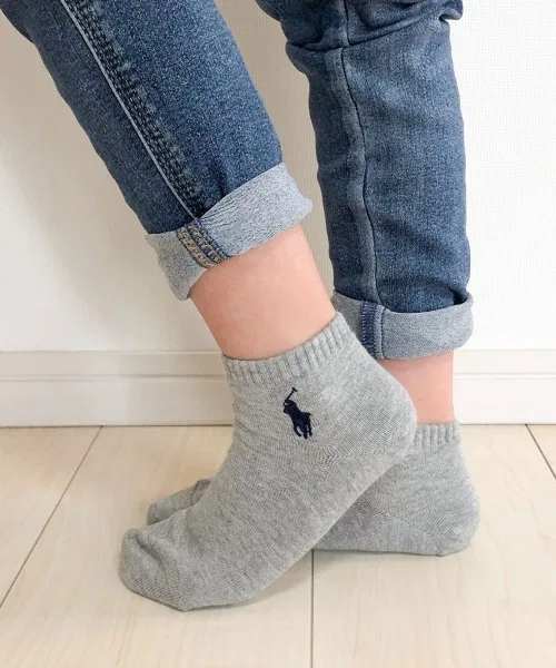 Носки детские с логотипом POLO RALPH LAUREN, серые