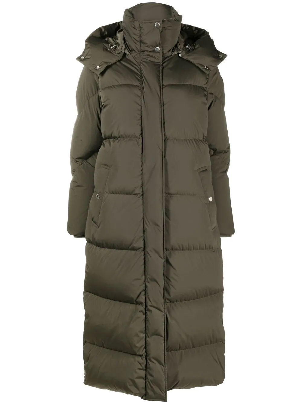 

Длинный пуховик Aurora WOOLRICH, зеленый