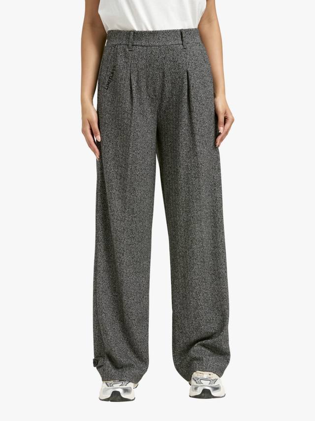 

Брюки с широкими штанинами в стиле «ёлочка» Smith & Soul, Grey Melange