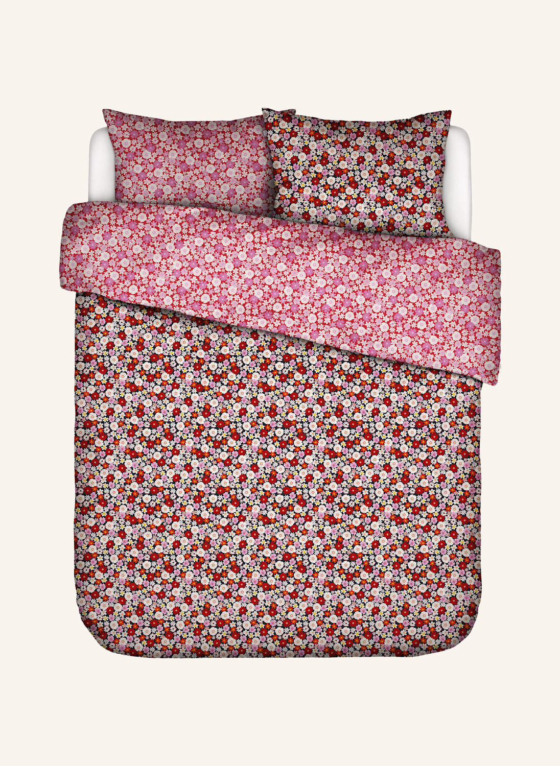

Постельное белье Essenza Co MELLOW, цвет rosa/dunkelrot