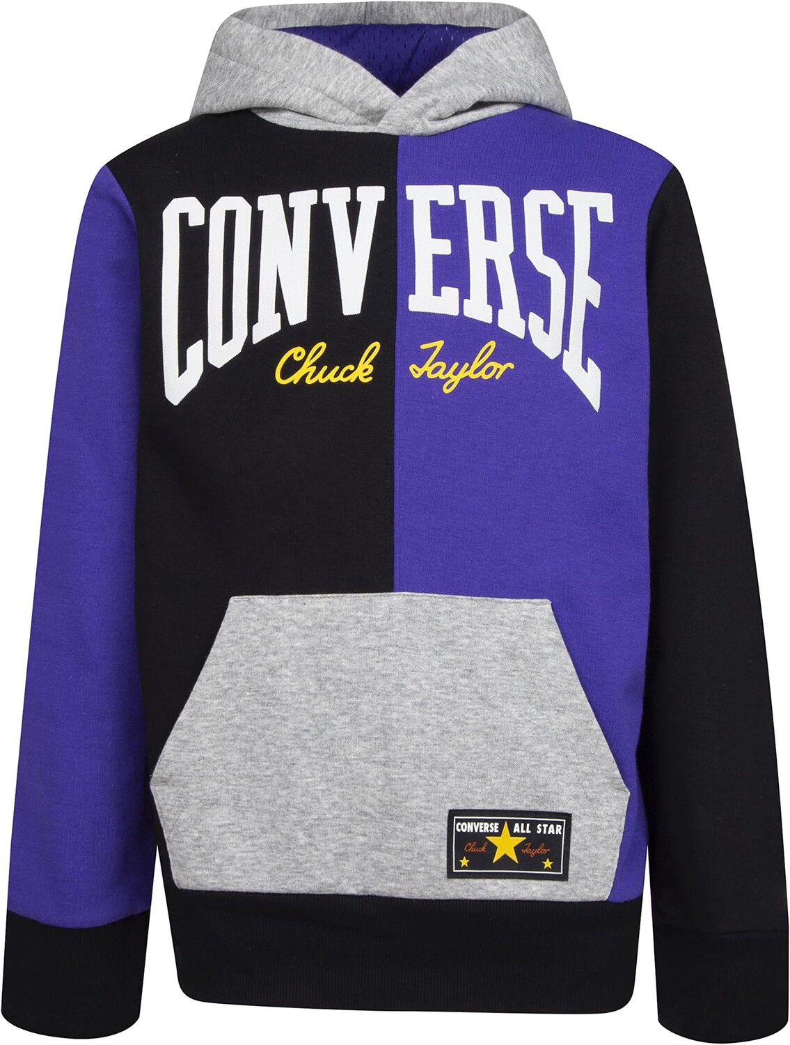 

Худи Converse Throwback Split Fit Pullover Hoodie, черный