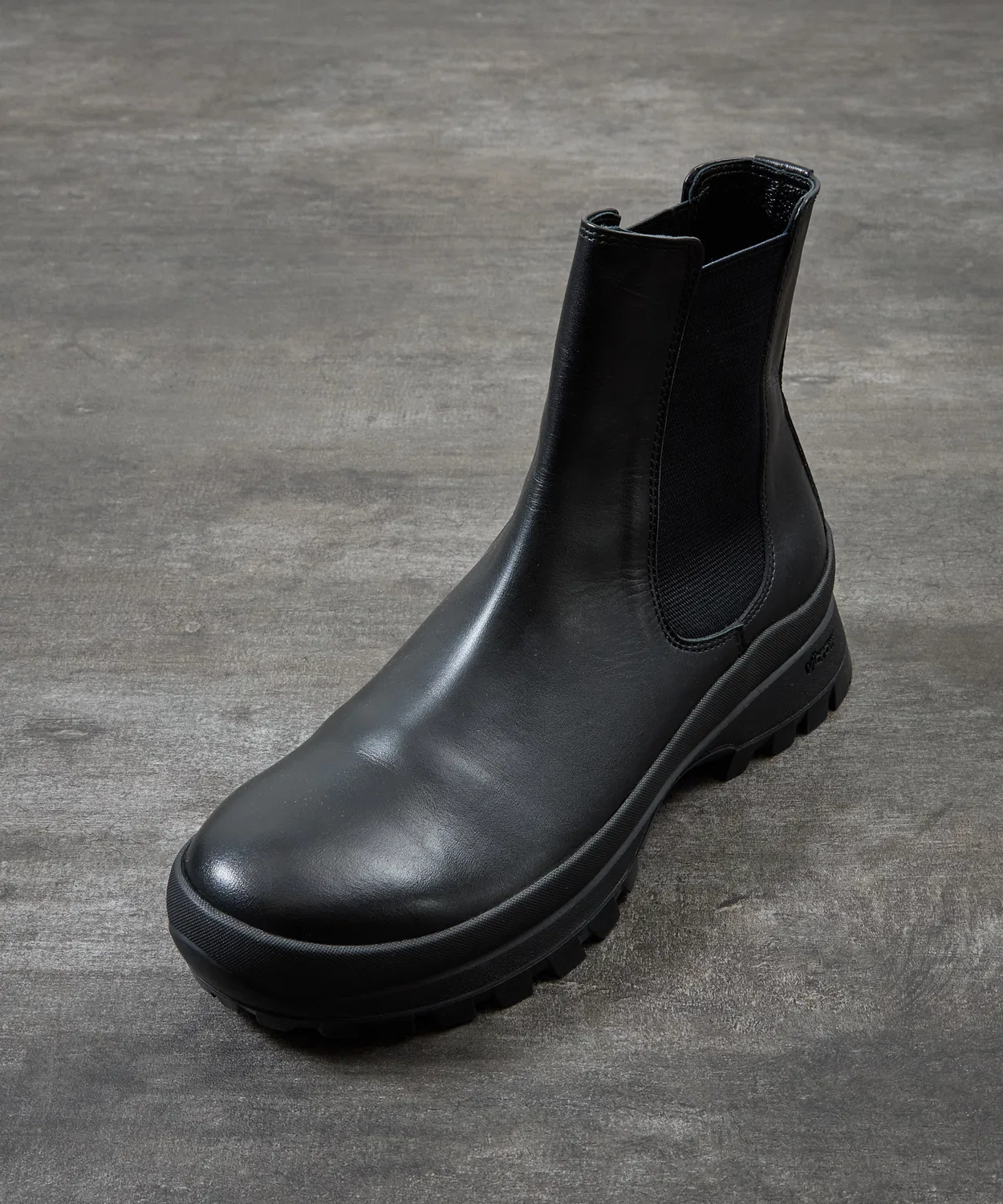Ботинки кожаные PADRONE SIDE GORE BOOTS с Vibram подошвой, черные — фото 3