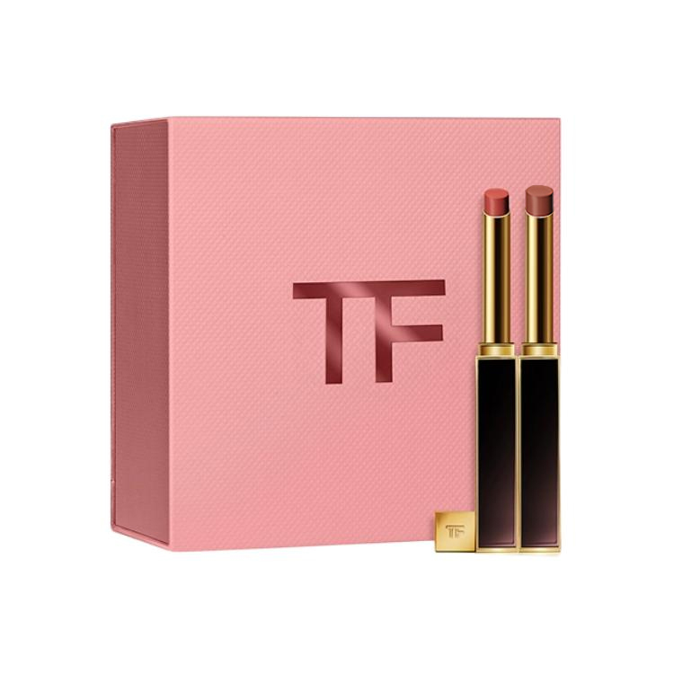

TOM FORD Ультратонкая трубочка помады Double Pink Box атласный блеск легко растушевывается 0,9г*2