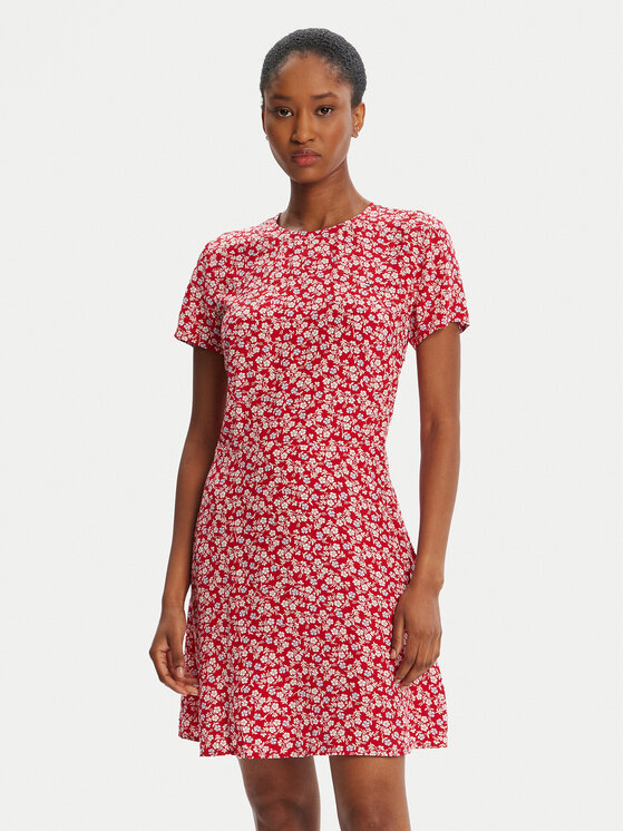 

Повседневное платье regular fit DW0DW21120 Tommy Jeans, красный