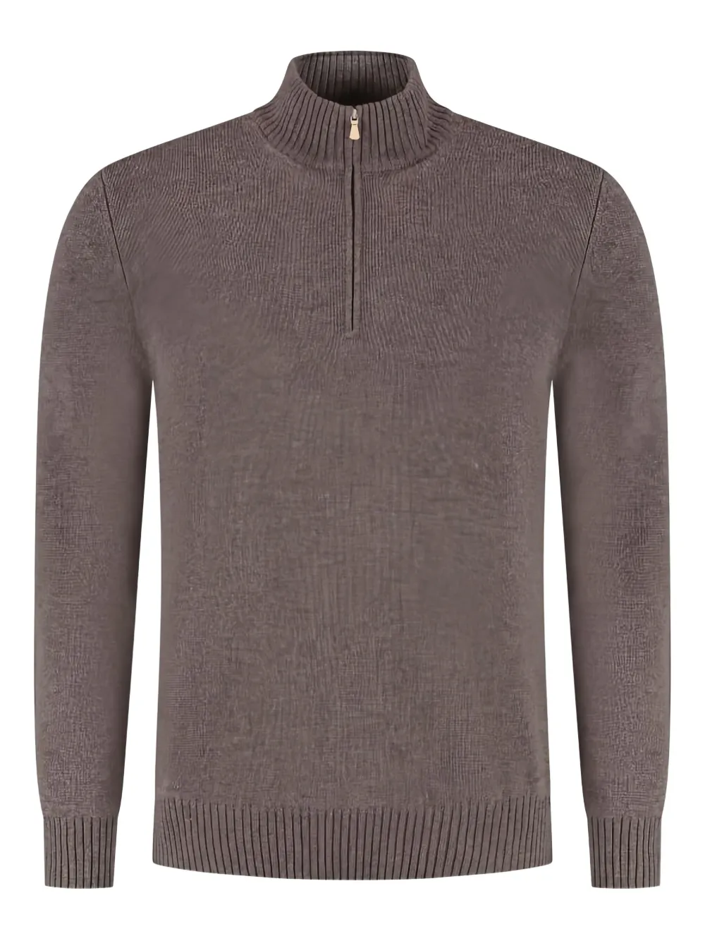 

Свитер на молнии с высоким воротником Gran Sasso, коричневый