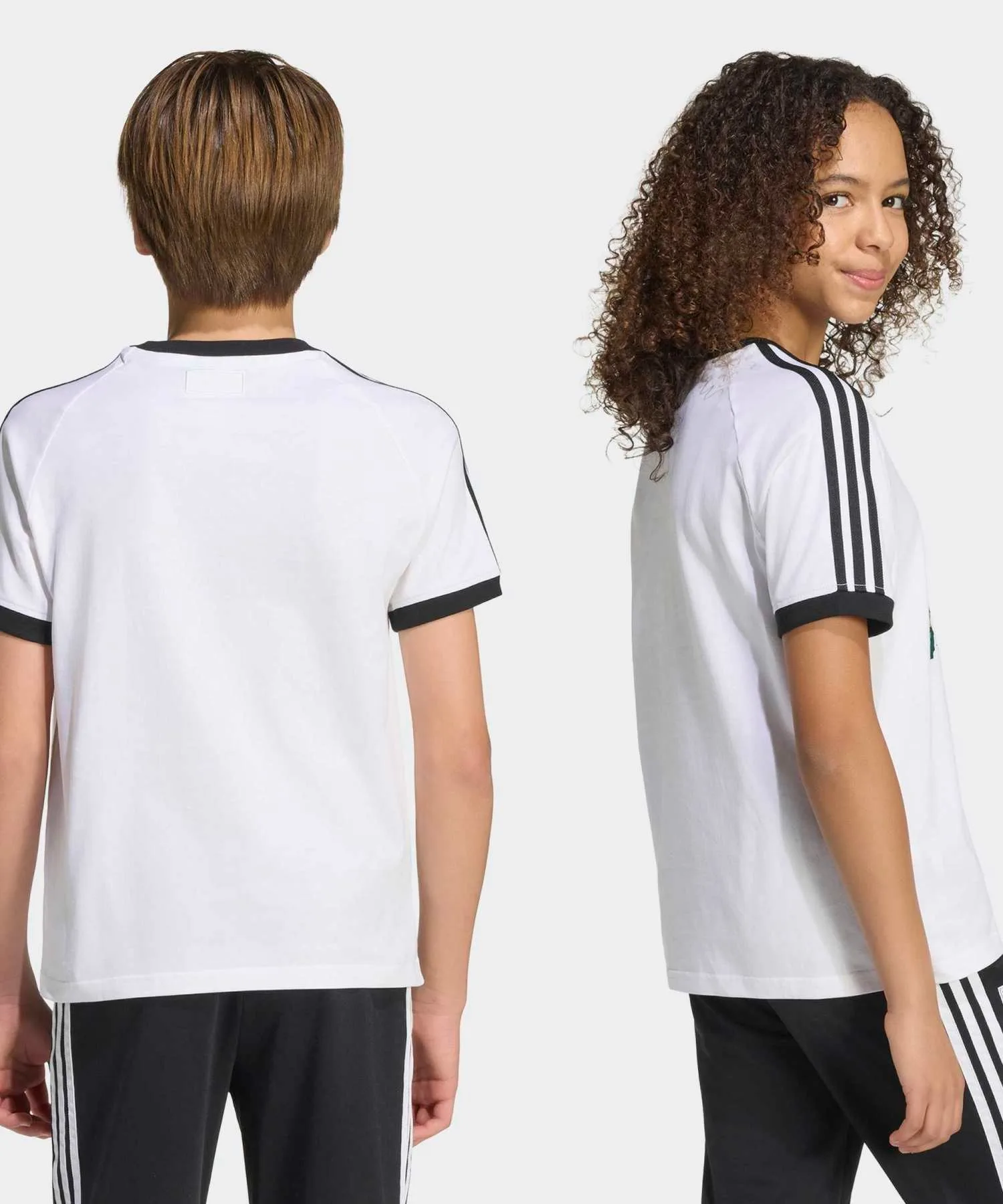 Детская футболка Disney с принтом adidas Originals чёрная — фото 2