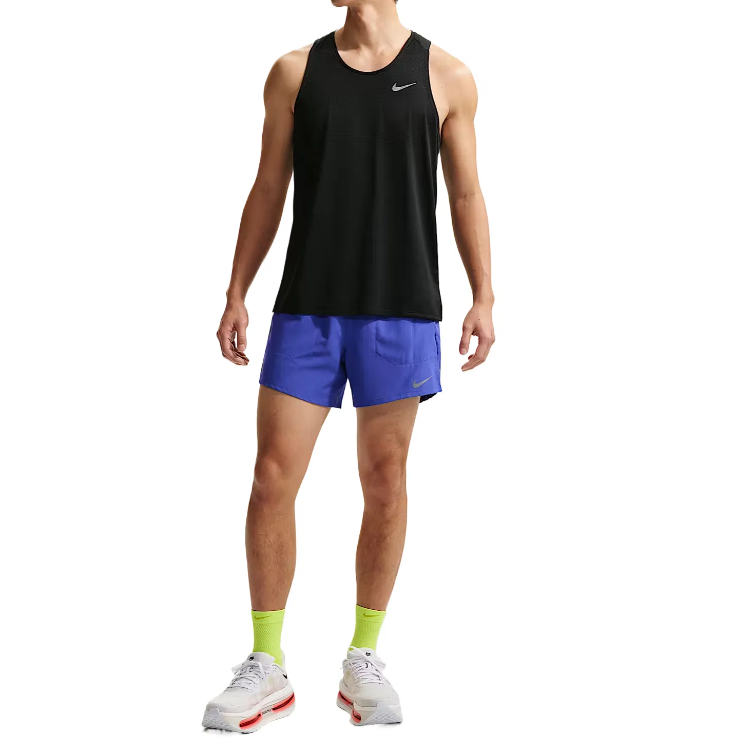 Мужские шорты для бега Dri Fit Nike, Turquoise Blue — фото 4