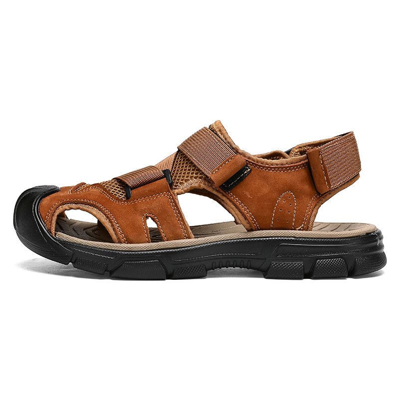 

LONGYING Антискользящие дышащие износостойкие трекинговые ботинки для мужчин коричневые, цвет Brown