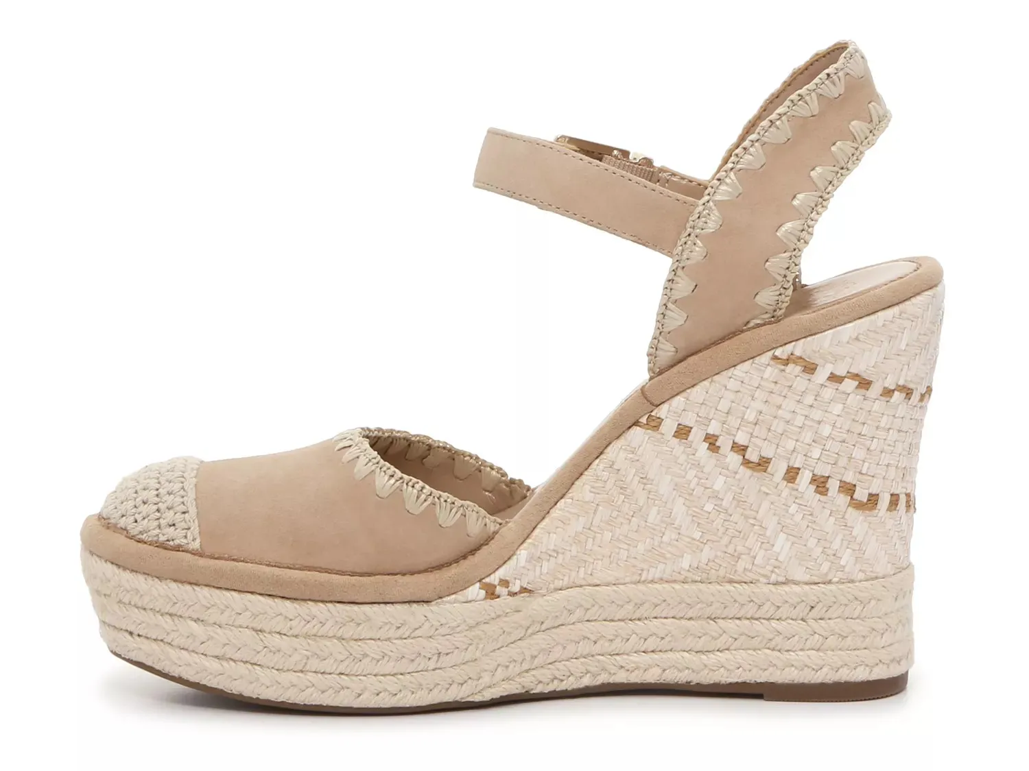 Сандалии на танкетке Vince Camuto Artemea, цвет: натуральный загар/бежевый молочно-овсяный — фото 3