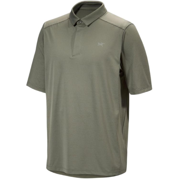 

Футболка поло cormac короткий рукав мужская быстросохнущая Arcteryx, зеленый