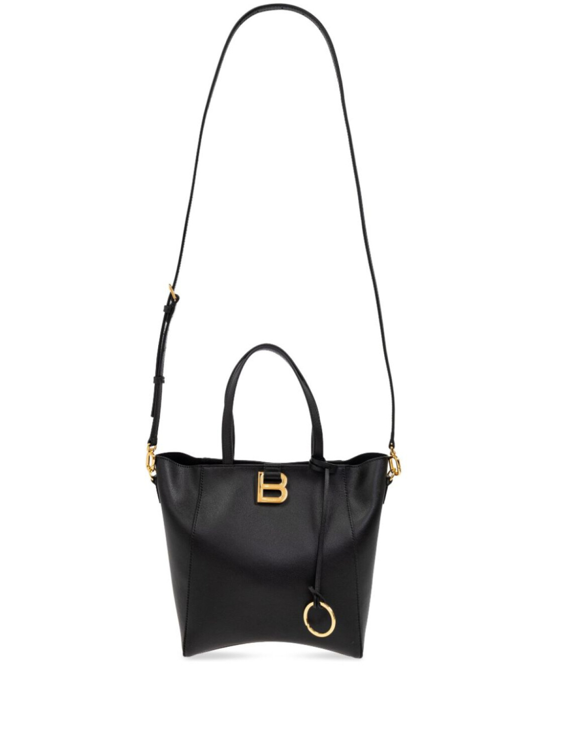 

Сумка-тоут Balenciaga маленькая Hourglass, черный