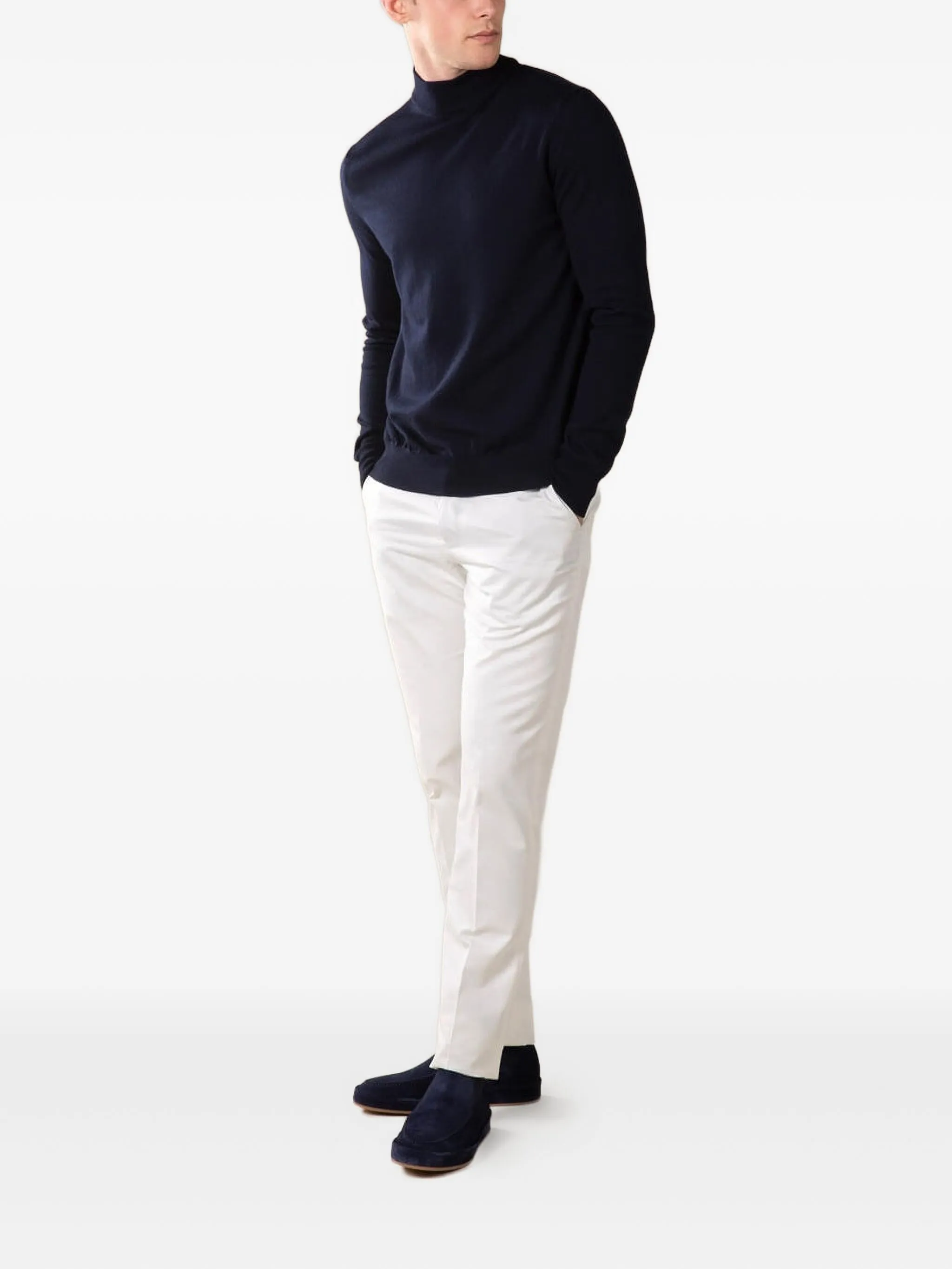 

Пуловер с высоким воротником Aurélien, синий