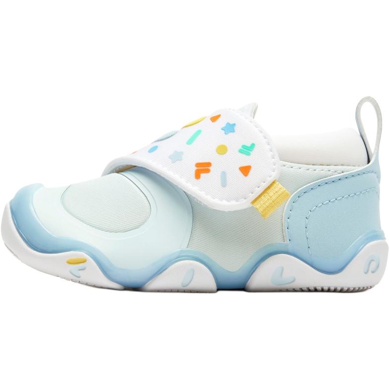 

Обнимающие туфли с легкой амортизацией, низкие детские туфли для младенцев и малышей FILA KIDS, белый/синий