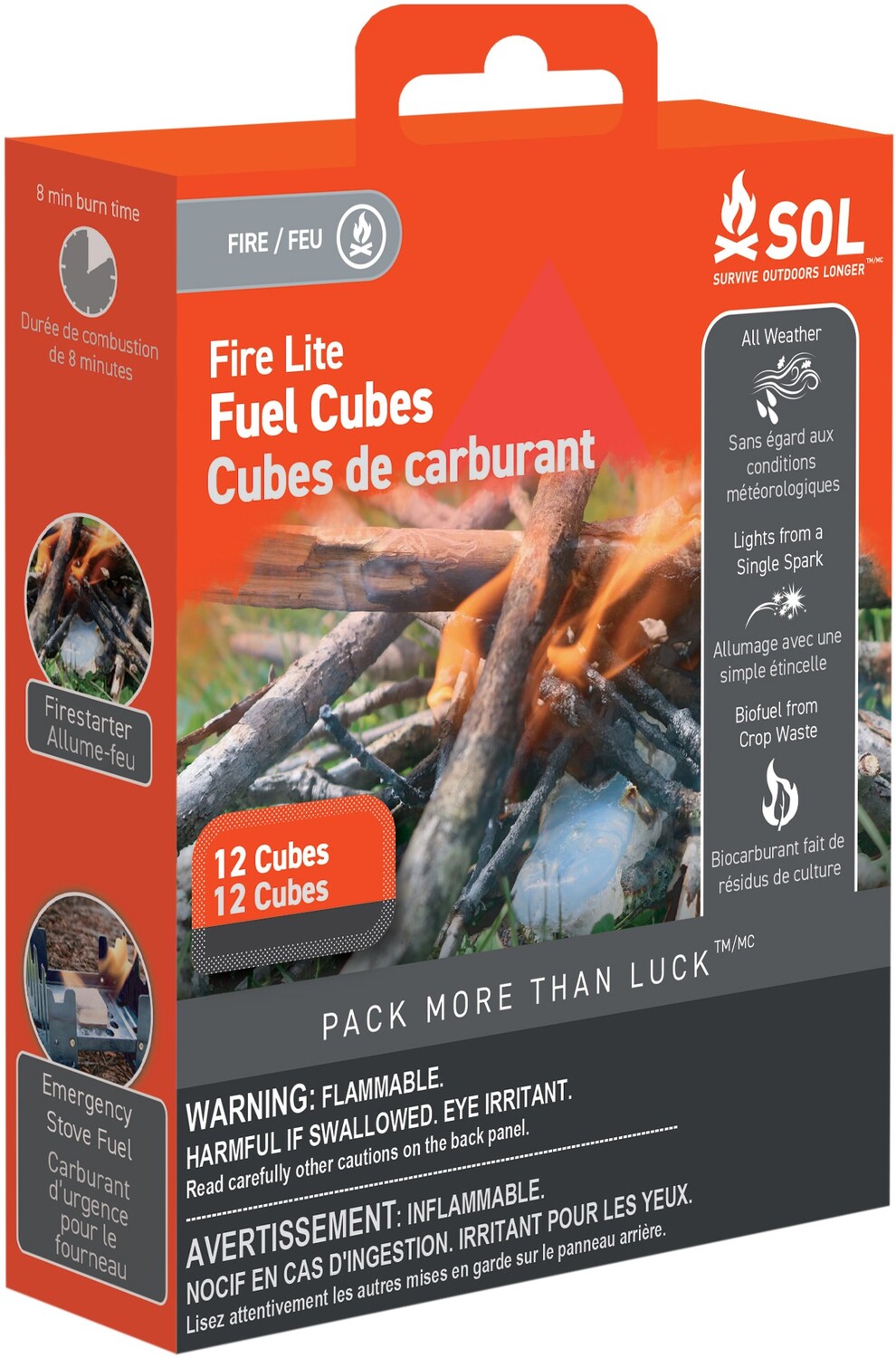 

Кубики топлива Fire Lite - Коробка SOL