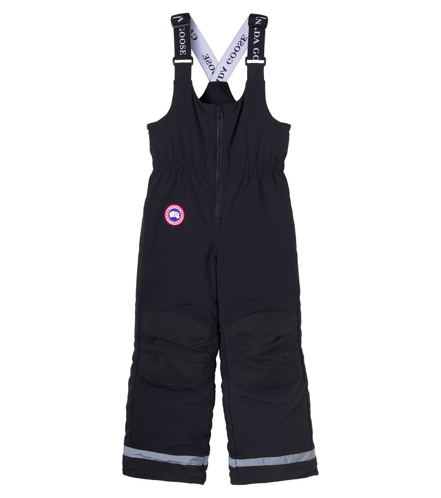 

Лыжные комбинезоны с логотипом и вставками из пуха Canada Goose Kids, Black-Noir
