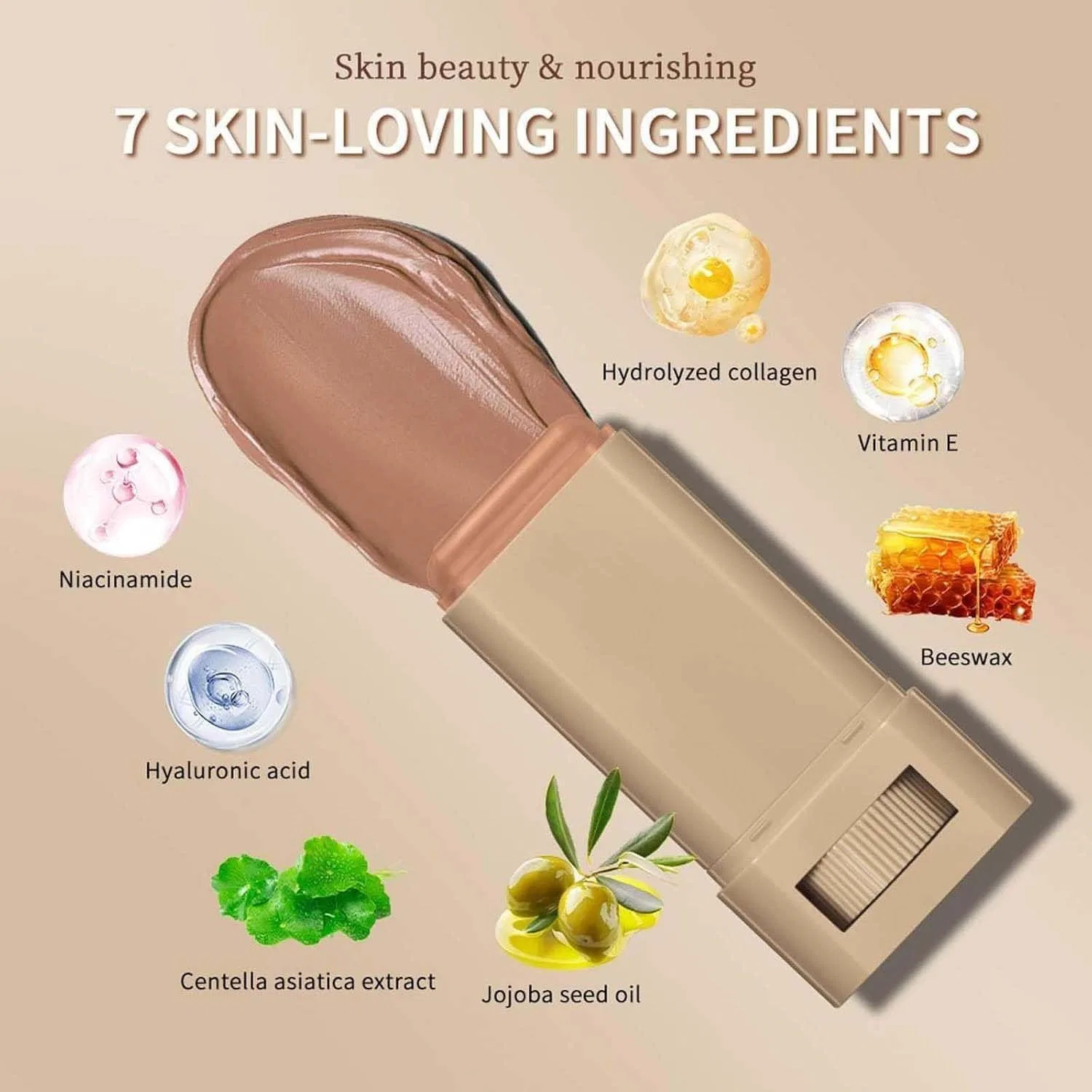 Тональный стик Beauty Balm Serum Boosted Skin Tint, увлажняющий, No brand, 18 г, Style6 — фото 4