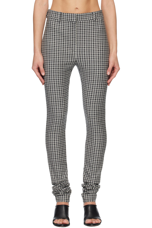 

Acne Studios Серые шерстяные леггинсы