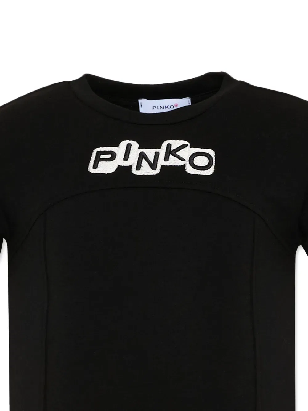 Футболка с аппликацией Pinko Kids, черный — фото 3