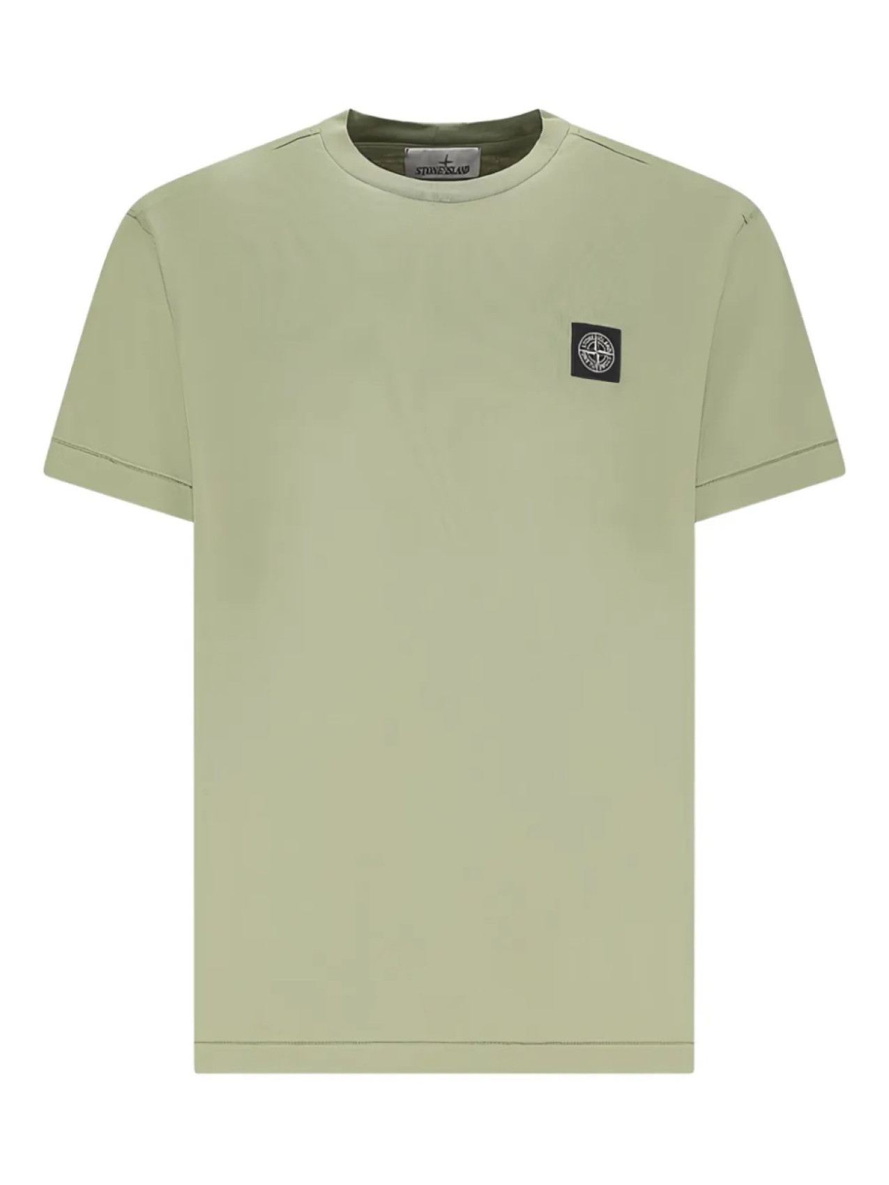 

Футболка с нашивкой-логотипом Stone Island, зеленый