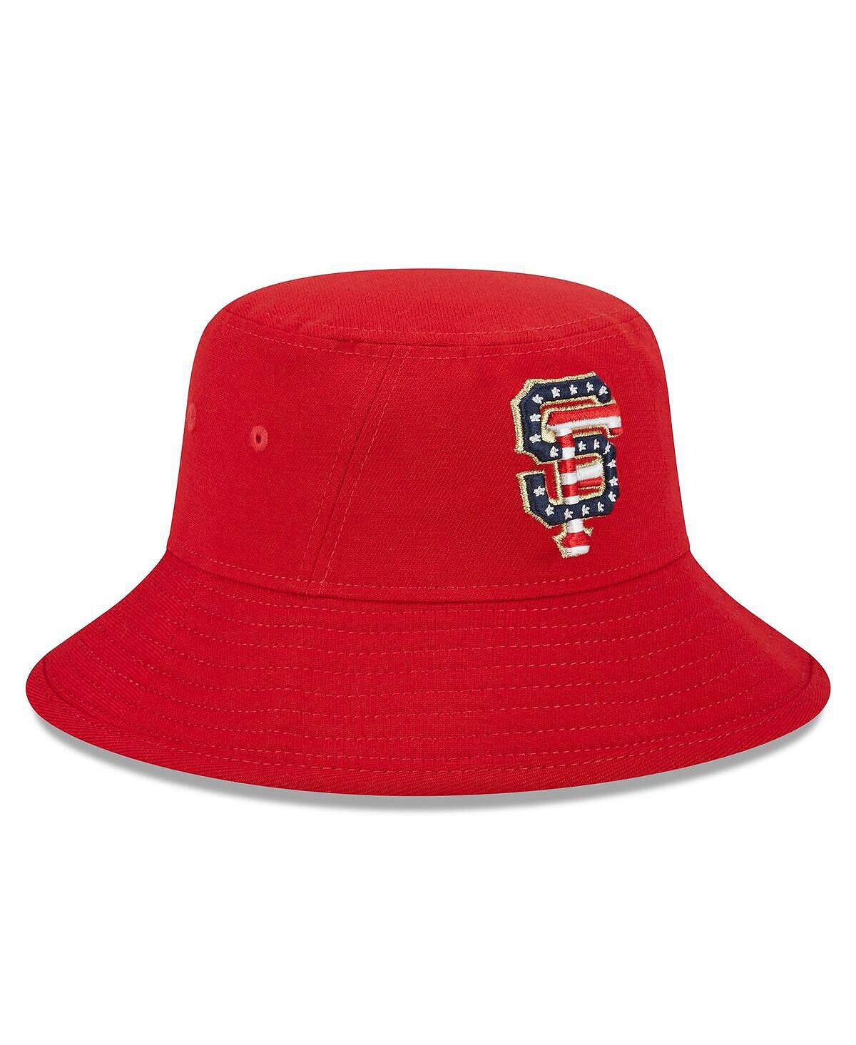 

Мужская красная панама San Francisco Giants 2023 Четвертое июля New Era